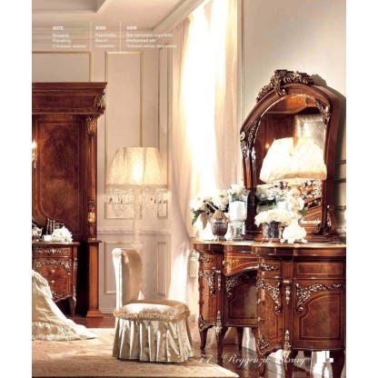 Туалетный столик с зеркалом и ручной резьбой Reggenza