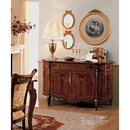 Комод с инкрустацией орехового цвета Reggenza