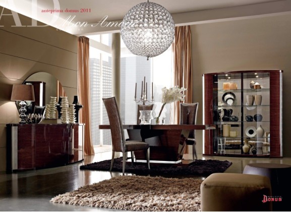 Столовая ебано - артдеко - Италия - Mon Amour