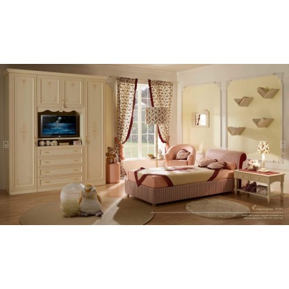 Розовая детская мебель Италия - Happy Night