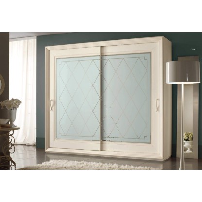 Итальянский шкаф - купе со стекляными раздвежными дверьми Тоday