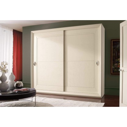 Патинированый шкаф - купе молочного цвета Тоday