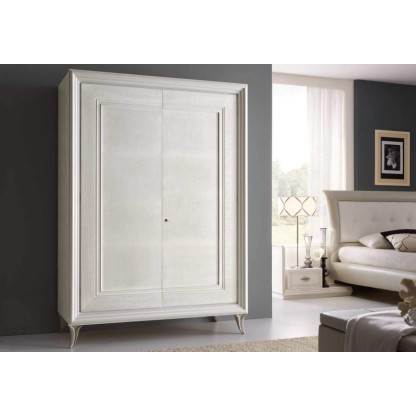 Гардеробный шкаф с двумя дверцами на ножках с патиной Тоday