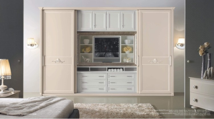 Шкаф для спальни с рамкой для ТВ Ferretti e Ferretti Morfeo