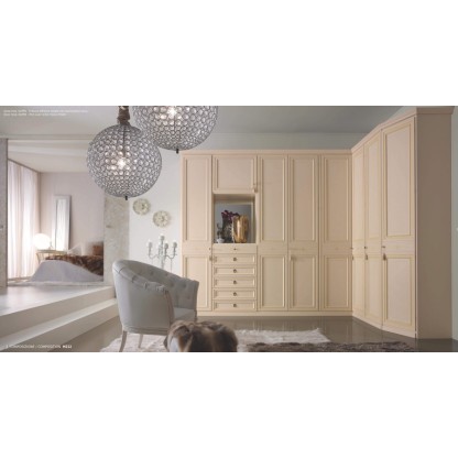 Шкаф в отделке розоватая фреска с верхним слоем охры Ferretti e Ferretti Morfeo