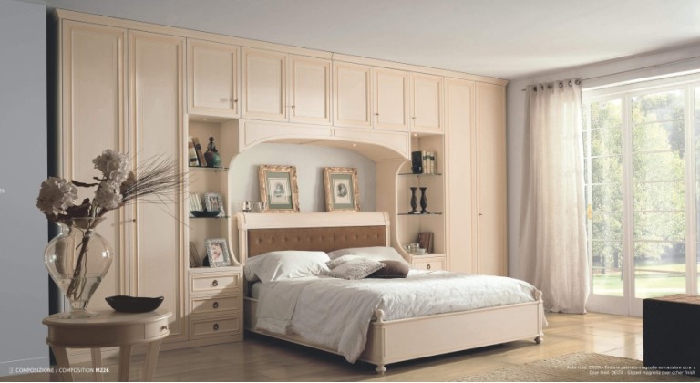 Мебель для спальни в отделке магнолия Ferretti e Ferretti Morfeo