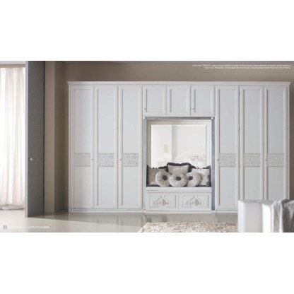 Шкаф с покрытием серебряная фольга Ferretti e Ferretti Morfeo