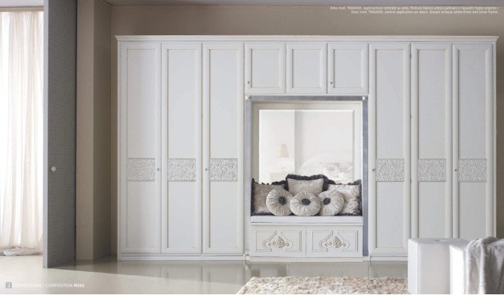 Шкаф с покрытием серебряная фольга Ferretti e Ferretti Morfeo