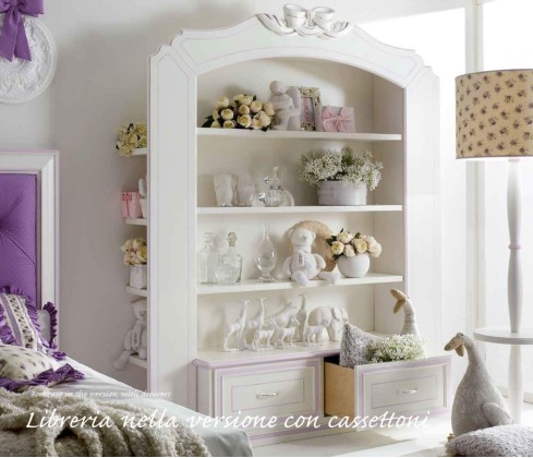 Библиотека с выдвижными ящиками для детской от фабрики Ferretti e Ferretti Happy Night