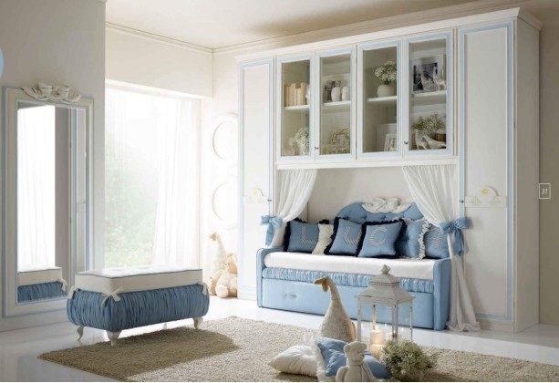 Стильная детская в голубом цвете Ferretti e Ferretti Happy Night