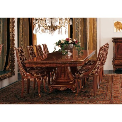 Обеденная группа с гобеленом и резным декором Grilli - Rondo