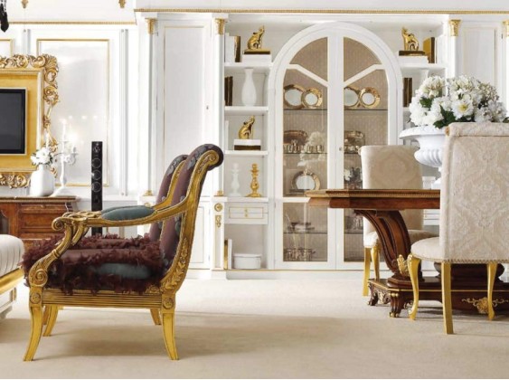 Столовый комплект мебели в стиле - арт - декко The Book