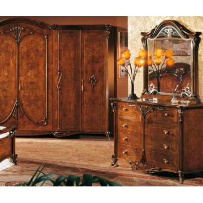 Набор мебели для спальной комнаты в ореховом цвете Grilli - Liberty Frassino