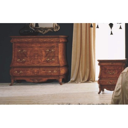 Инкрустированый комод на резных ножках Grilli - Rondo