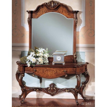 Консольный столикс зеркалом и резьбой ручной работы Grilli - Trevi