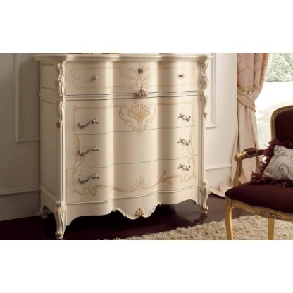 Комод слоновая кость - с росписью - Lipari