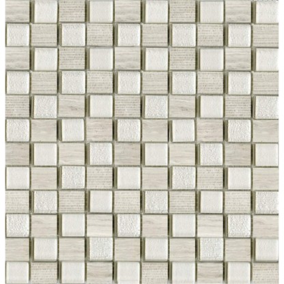 Мозаика Text Silver Wood 2,3x2,7 (29,5x28,5)