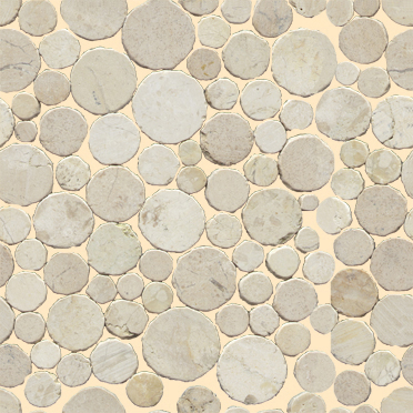 Paradise Round Stone Blanco 31,5x31,5x1