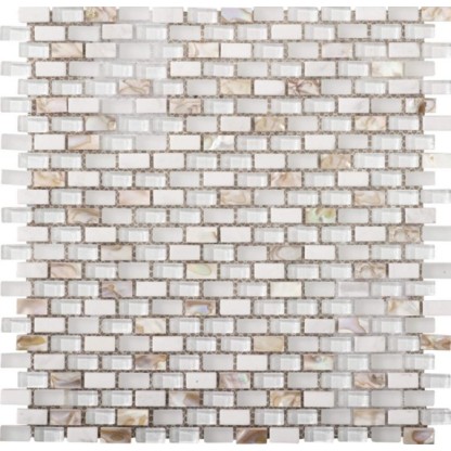 Tribal Pearl White 1x2 28,6x28,3x0,8